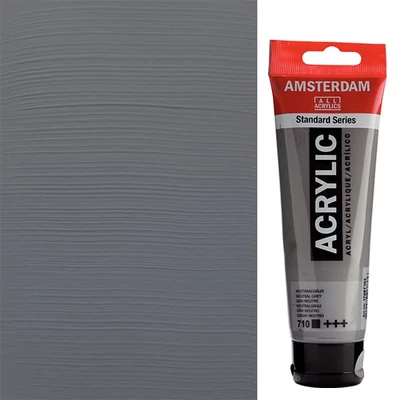 Akrylová farba Talens Amsterdam, 120 ml - 710, neutral grey