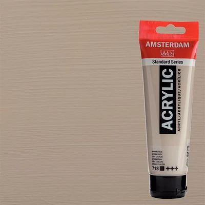 Akrylová farba Talens Amsterdam, 120 ml - 718, warm grey