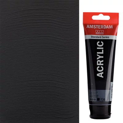 Akrylová farba Talens Amsterdam, 120 ml - 735, oxide black