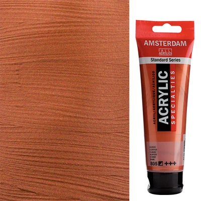 Akrylová farba Talens Amsterdam,, 120 ml - 805, copper