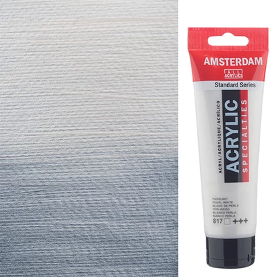 Talens Amsterdam akrylová farba, 120 ml - 817, peral white