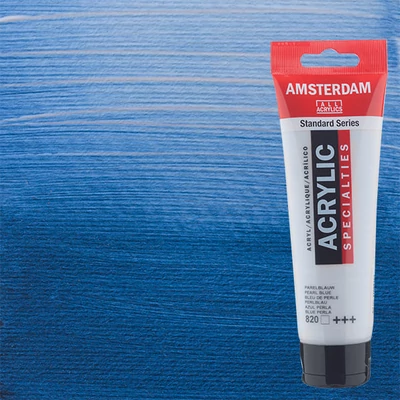 Akrylová farba Talens Amsterdam, 120 ml - 820, pearl blue