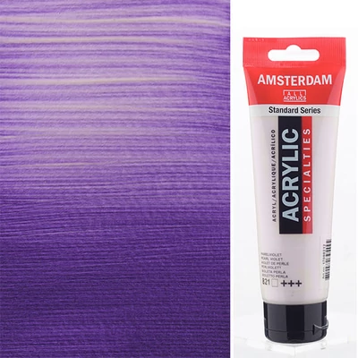 Akrylová farba Talens Amsterdam, 120 ml - 821, pearl violet