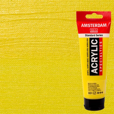 Akrylová farba Talens Amsterdam, 120 ml - 831, metallic yellow