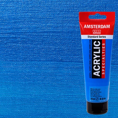 Akrylová farba Talens Amsterdam, 120 ml - 834, metallic blue