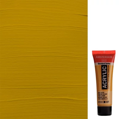 Akrylová farba Talens Amsterdam, 20 ml - 227, yellow ochre