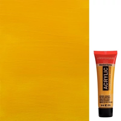 Akrylová farba Talens Amsterdam, 20 ml - 270, azo yellow deep