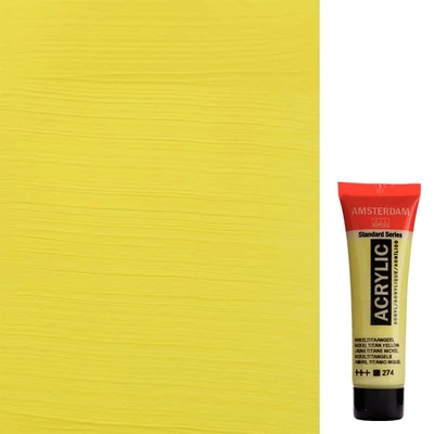 Akrylová farba Talens Amsterdam, 20 ml - 274, nickel titanium yellow
