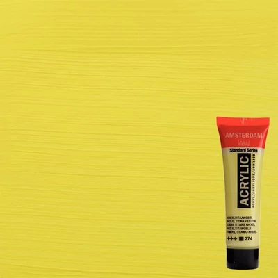 Akrylová farba Talens Amsterdam, 20 ml - 274, nickel titanium yellow