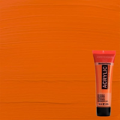 Akrylová farba Talens Amsterdam, 20 ml - 276, azo orange