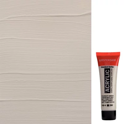 Akrylová farba Talens Amsterdam, 20 ml - 290, titanium buff deep