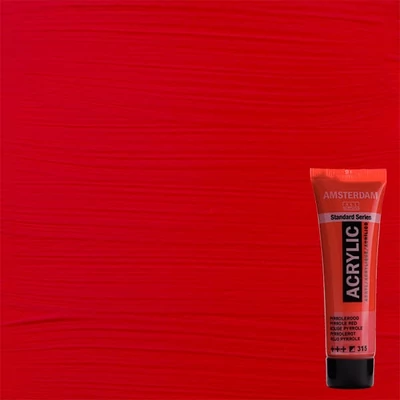 Akrylová farba Talens Amsterdam, 20 ml - 315, pyrrole red