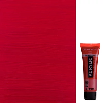Akrylová farba Talens Amsterdam, 20 ml - 318, carmine