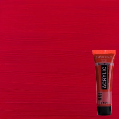 Akrylová farba Talens Amsterdam, 20 ml - 318, carmine