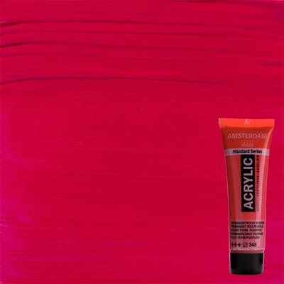 Akrylová farba Talens Amsterdam, 20 ml - 348, permanent red purple