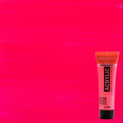 Akrylová farba Talens Amsterdam, 20 ml - 384, reflex rose