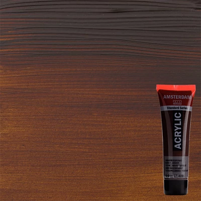 Akrylová farba Talens Amsterdam, 20 ml - 409, burnt umber