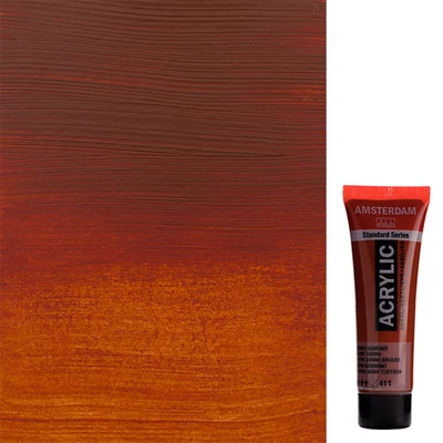 Akrylová farba Talens Amsterdam, 20 ml - 411, burnt sienna