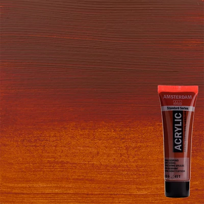 Akrylová farba Talens Amsterdam, 20 ml - 411, burnt sienna