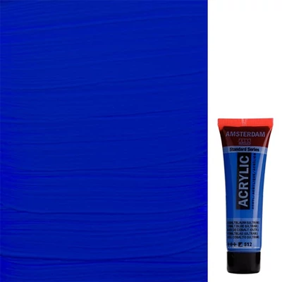 Akrylová farba Talens Amsterdam, 20 ml - 512, cobalt blue (ultramarine)