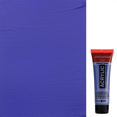 Akrylová farba Talens Amsterdam, 20 ml - 519, ultramarine violet light
