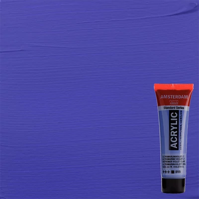 Akrylová farba Talens Amsterdam, 20 ml - 519, ultramarine violet light