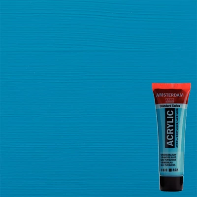Akrylová farba Talens Amsterdam, 20 ml - 522, turquoise blue