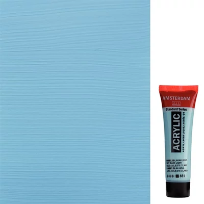 Akrylová farba Talens Amsterdam, 20 ml - 551, sky blue light