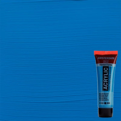 Akrylová farba Talens Amsterdam, 20 ml - 564, brilliant blue