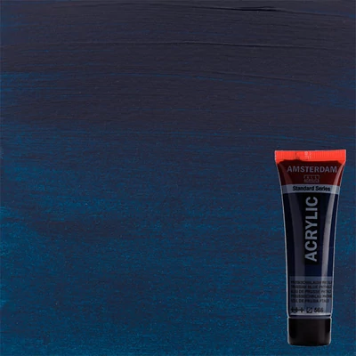 Akrylová farba Talens Amsterdam, 20 ml - 566, prussian blue (phthalo)