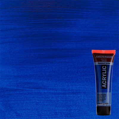 Akrylová farba Talens Amsterdam, 20 ml - 570, phthalo blue