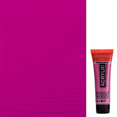 Akrylová farba Talens Amsterdam, 20 ml - 577, permanent red violet light