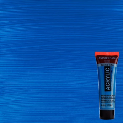 Akrylová farba Talens Amsterdam, 20 ml - 582, manganese blue phthalo