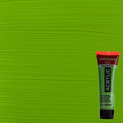 Akrylová farba Talens Amsterdam, 20 ml - 605, brilliant green