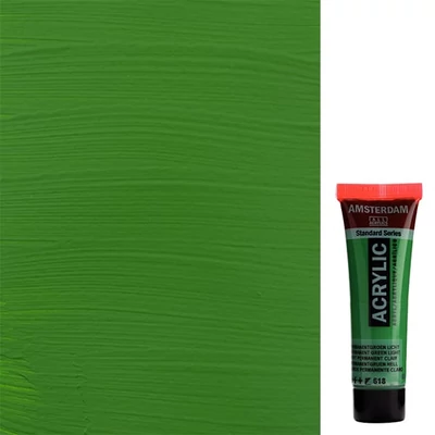 Akrylová farba Talens Amsterdam, 20 ml - 618, permanent green light