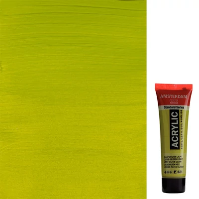 Akrylová farba Talens Amsterdam, 20 ml - 621, olive green light