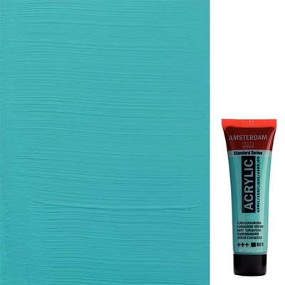 Akrylová farba Talens Amsterdam, 20 ml - 661, turquoise green