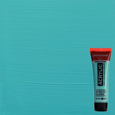 Akrylová farba Talens Amsterdam, 20 ml - 661, turquoise green