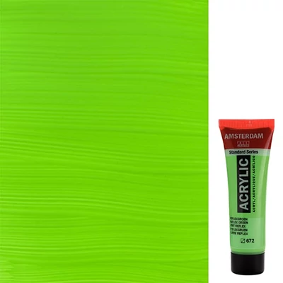 Akrylová farba Talens Amsterdam, 20 ml - 672, reflex green
