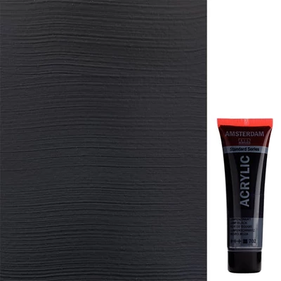 Akrylová farba Talens Amsterdam, 20 ml - 702, lamp black