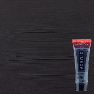 Akrylová farba Talens Amsterdam, 20 ml - 708, Payne's grey