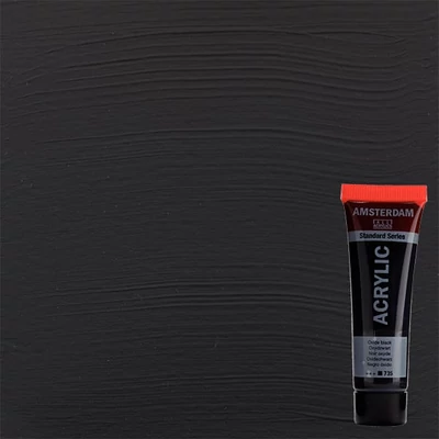 Akrylová farba Talens Amsterdam, 20 ml - 735, oxide black