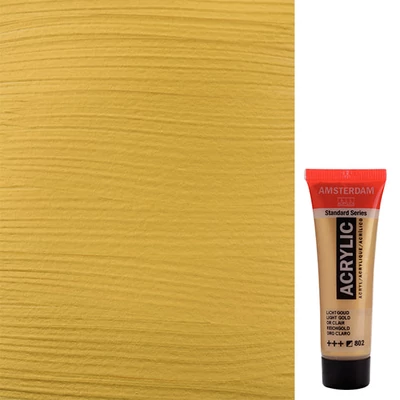 Akrylová farba Talens Amsterdam, 20 ml - 802, light gold