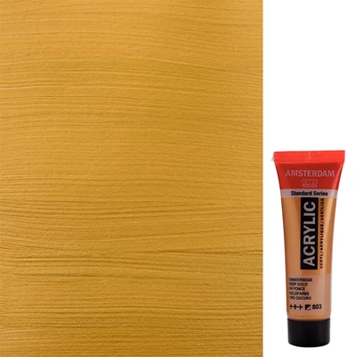 Akrylová farba Talens Amsterdam, 20 ml - 803, deep gold