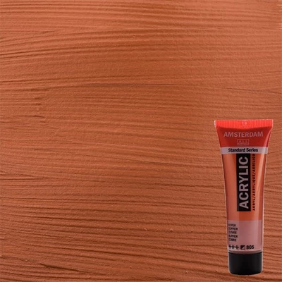 Akrylová farba Talens Amsterdam, 20 ml - 805, copper