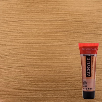 Akrylová farba Talens Amsterdam, 20 ml - 811, bronze