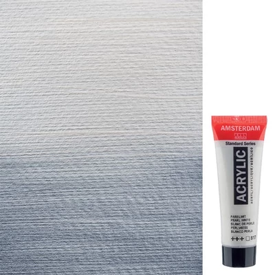 Akrylová farba Talens Amsterdam, 20 ml - 817, pearl white