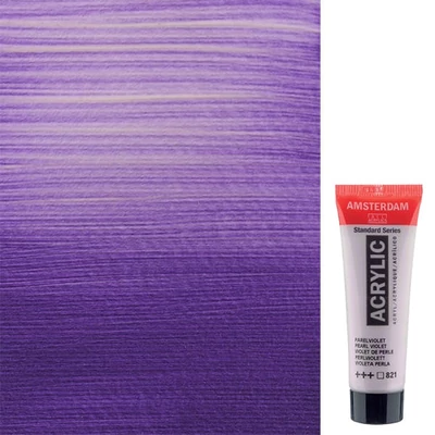 Akrylová farba Talens Amsterdam, 20 ml - 821, pearl violet