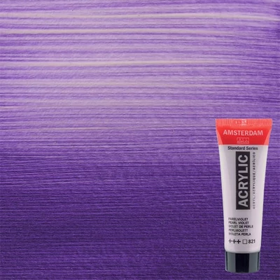 Akrylová farba Talens Amsterdam, 20 ml - 821, pearl violet