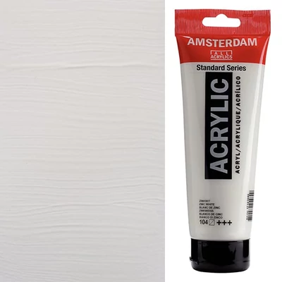 Akrylová farba Talens Amsterdam, 250 ml - 104, zinc white